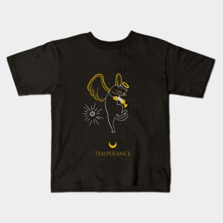 Temperance - Tarot Cats Kids T-Shirt